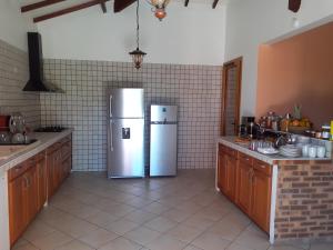 Kuchyň nebo kuchyňský kout v ubytování Martinique hostel