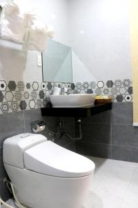 Koupelna v ubytování Minh Minh Nam Hotel