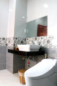 Koupelna v ubytování Minh Minh Nam Hotel