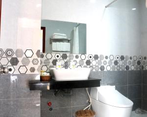 Koupelna v ubytování Minh Minh Nam Hotel