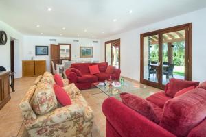 A seating area at Owl Booking Villa Siquier - Luxury Retreat with Mountain Views