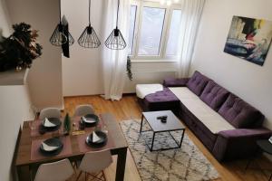 Zona d'estar a Apartman Winter Magic Divcibare