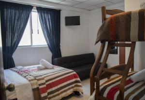 Ліжко або ліжка в номері Hotel Valeritos
