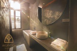 Koupelna v ubytování Ayuryoga Wellnesshotel