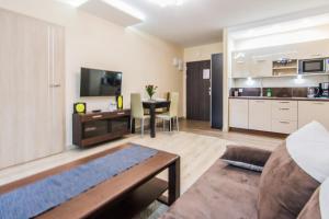 Kuchnia lub aneks kuchenny w obiekcie Apartamenty Izerskie - ul. Cicha 13H-I
