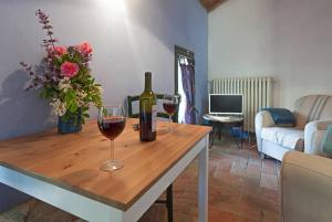Posezení v ubytování Poderi in Chianti