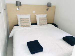 Postel nebo postele na pokoji v ubytování COSTA PLANA COLLECTION - Cap d'Ail - Monaco