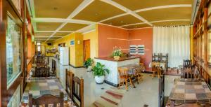 Χώρος καθιστικού στο Hospedaria Vitória Mar