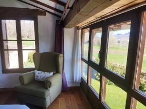 Posezení v ubytování Casa Guareña