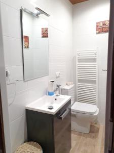 Phòng tắm tại 3 bedrooms house with enclosed garden and wifi at Perena de la Ribera