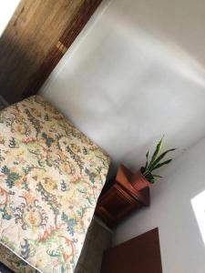 Ένα ή περισσότερα κρεβάτια σε δωμάτιο στο Maison charmante à Vieux Habitants avec terrasse ensoleillée