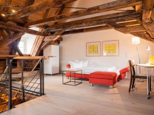 Letto o letti in una camera di Fuchsbräu