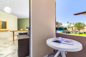 A balcony or terrace at Oliva Beach