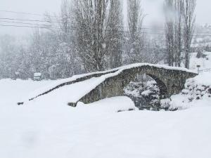 Loft Casa Berdón during the winter