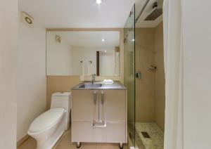 Koupelna v ubytování Kubo Hotel