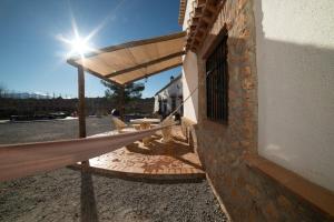 Balkon lub taras w obiekcie Cuevas Cortijo Gachas