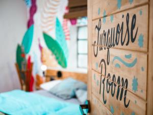 Voodi või voodid majutusasutuse Supertramp Hostel Cusco toas