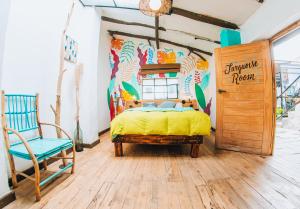 Voodi või voodid majutusasutuse Supertramp Hostel Cusco toas +37 fotot