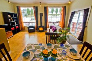 Dining area in a vendégházakat