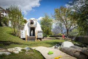 Zahrada ubytování Kinderhotel Sailer
