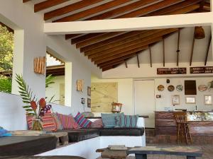Mundo Nuevo Eco Lodge的休息区