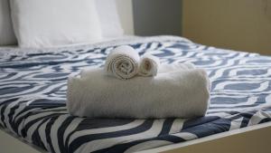 Voodi või voodid majutusasutuse The Pelican Poshtel toas