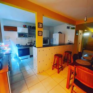 Kjøkken eller kjøkkenkrok på Canto da Lua