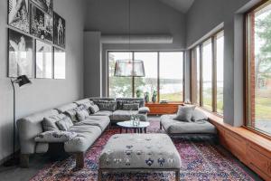 Posezení v ubytování Vår Gård Saltsjöbaden