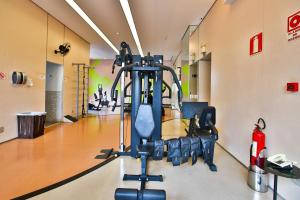 Fitness centrum a/nebo fitness zařízení v ubytování Transamerica Belo Horizonte Lourdes