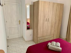 Łóżko lub łóżka w pokoju w obiekcie Casa Monny Fuerteventura Holiday Wi-Fi