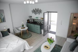 A kitchen or kitchenette at Rába Apartman House