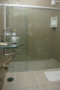 Koupelna v ubytování Pousada Velosmar