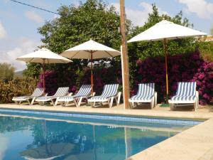 Bazén v ubytování Elegant Villa in Sant Miquel de Balansat with Private Pool nebo v jeho okolí