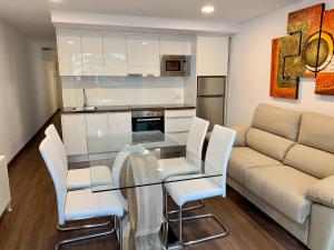 Kuchyň nebo kuchyňský kout v ubytování Apartment Fañabe Mareverde