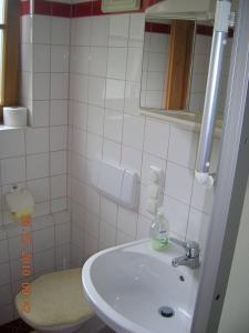Koupelna v ubytování Appartements Pension Elfi