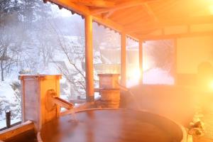 Sansuiso Tsuchiyu Spa v zimě