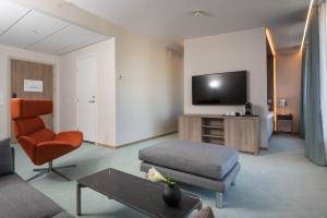 TV a/nebo společenská místnost v ubytování Thon Partner Hotel Parken