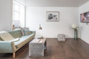 O zonă de relaxare la Apartmenthaus Theodor Storm Meeresstrand +4 fotografii