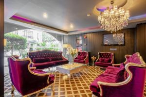 Lobbyn eller receptionsområdet på Euro Rich Hotel Melaka