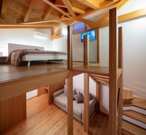 Rúm í herbergi á Agriturismo I Comelli
