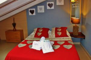 Voodi või voodid majutusasutuse CHALET JANET toas