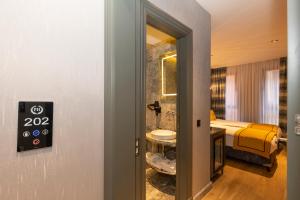 Koupelna v ubytování Peri Hotel Taksim