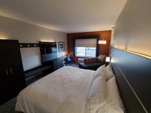 Voodi või voodid majutusasutuse Holiday Inn Express Hotel & Suites Sheldon, an IHG Hotel toas