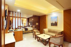 Posezení v ubytování Hotel Omega - Gurgaon Central, Sec 45