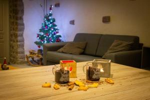 Posezení v ubytování Le Zell