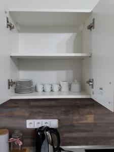 Kuchyň nebo kuchyňský kout v ubytování Apartmány Marie Jáchymov