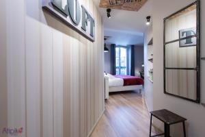 Atipik Hôtel客房内的一张或多张床位