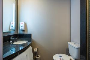 a bathroom with a sink and a toilet at ibis Chia in Chía