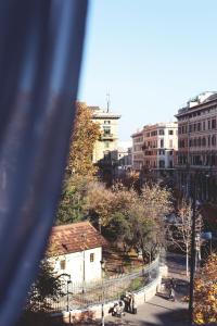 a view of a city with buildings and a street at Bed and Breakfast Piazza Vittorio87 in Rome