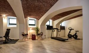 Fitness centrum a/nebo fitness zařízení v ubytování Apart No 6